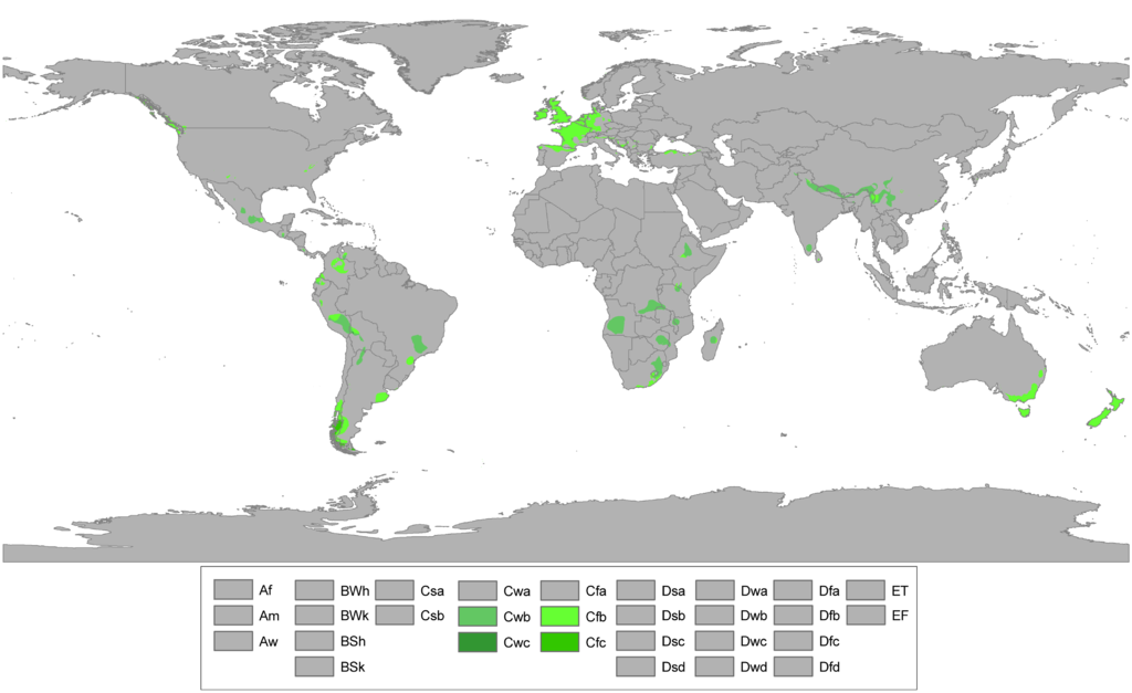 Köppen-Geiger Map Köppen-Geiger Map
