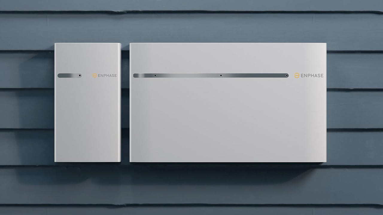 Enphase Home Battery On Wall