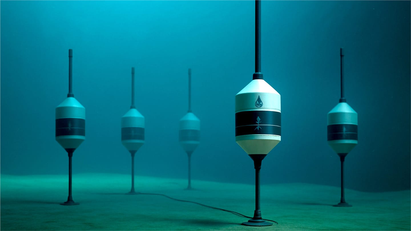 OceanWell's RO devices on the seafloor