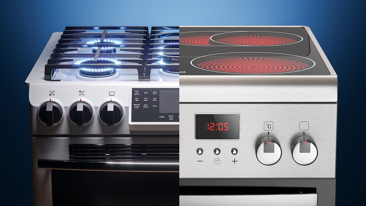 Gas And Electric Stove