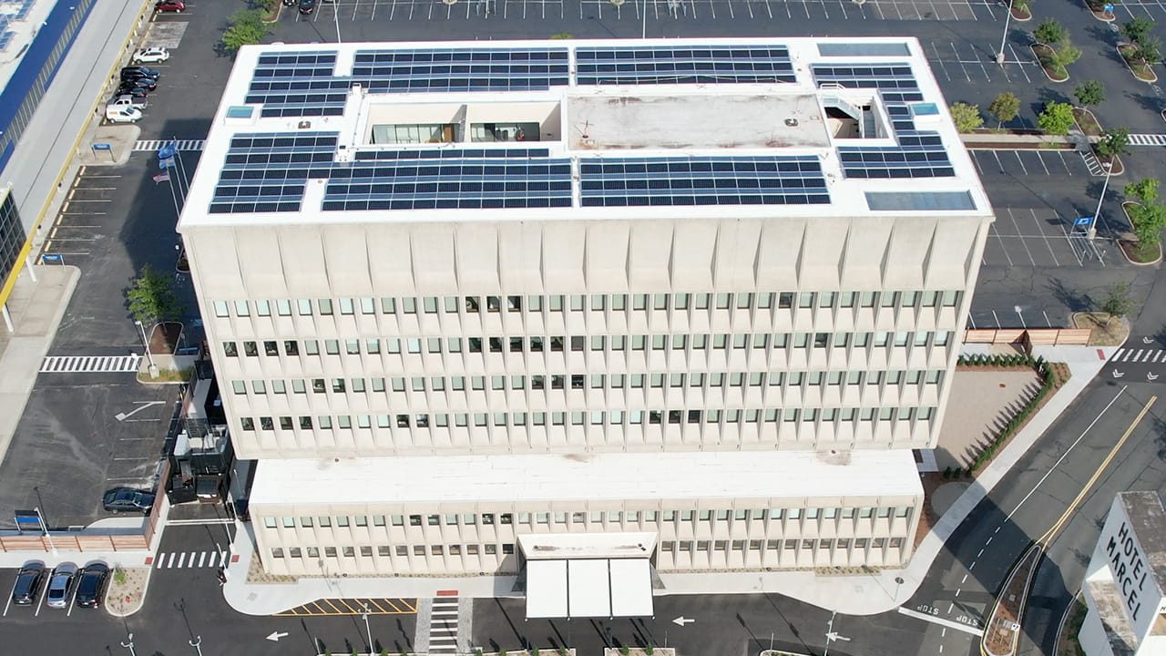 Hotel Marcel Aerial View